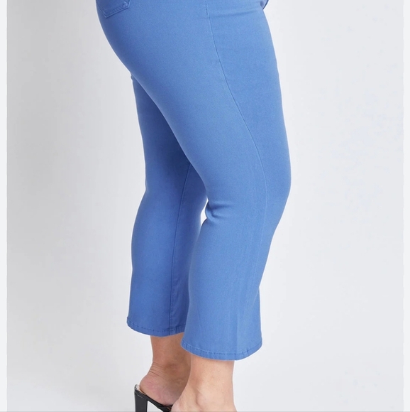 NWT YMI Hyperstretched High Waist Cropped Pants Jewel Tone Sporty Size 1X - Picture 4 of 8